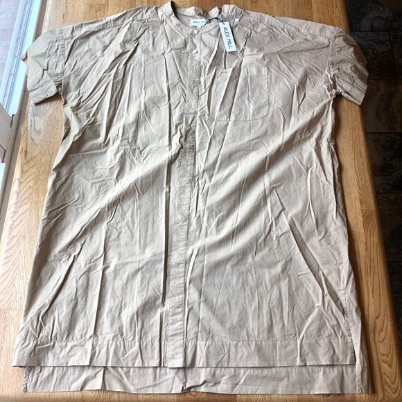 Alex Mill Paulie Tunic Dress in Vintage Khaki Size XXL NWT - Picture 2 of 9